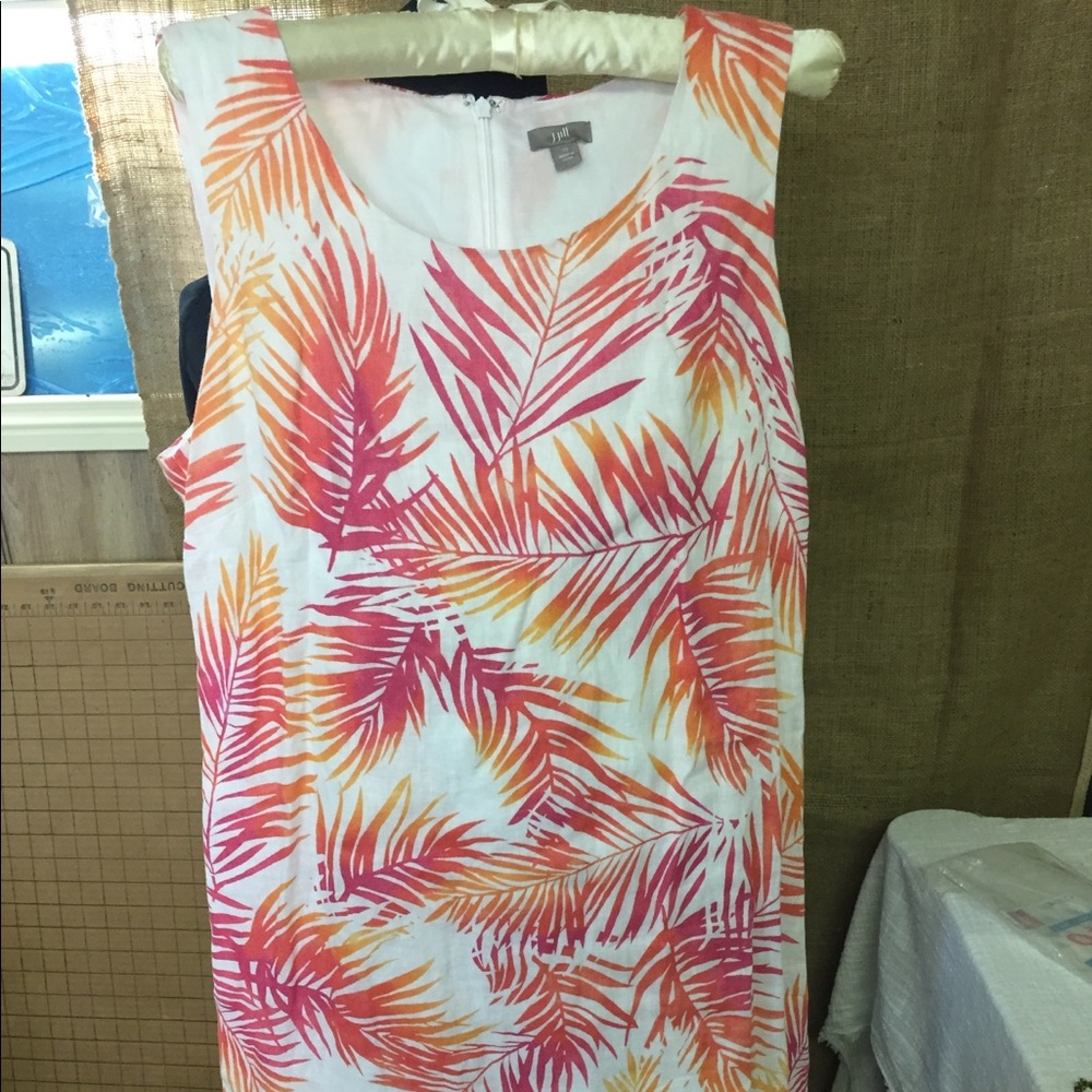 J Jill Linen Sheath Dress